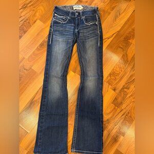 Ariat real denim jeans 27L boot cut riding cowgirl western